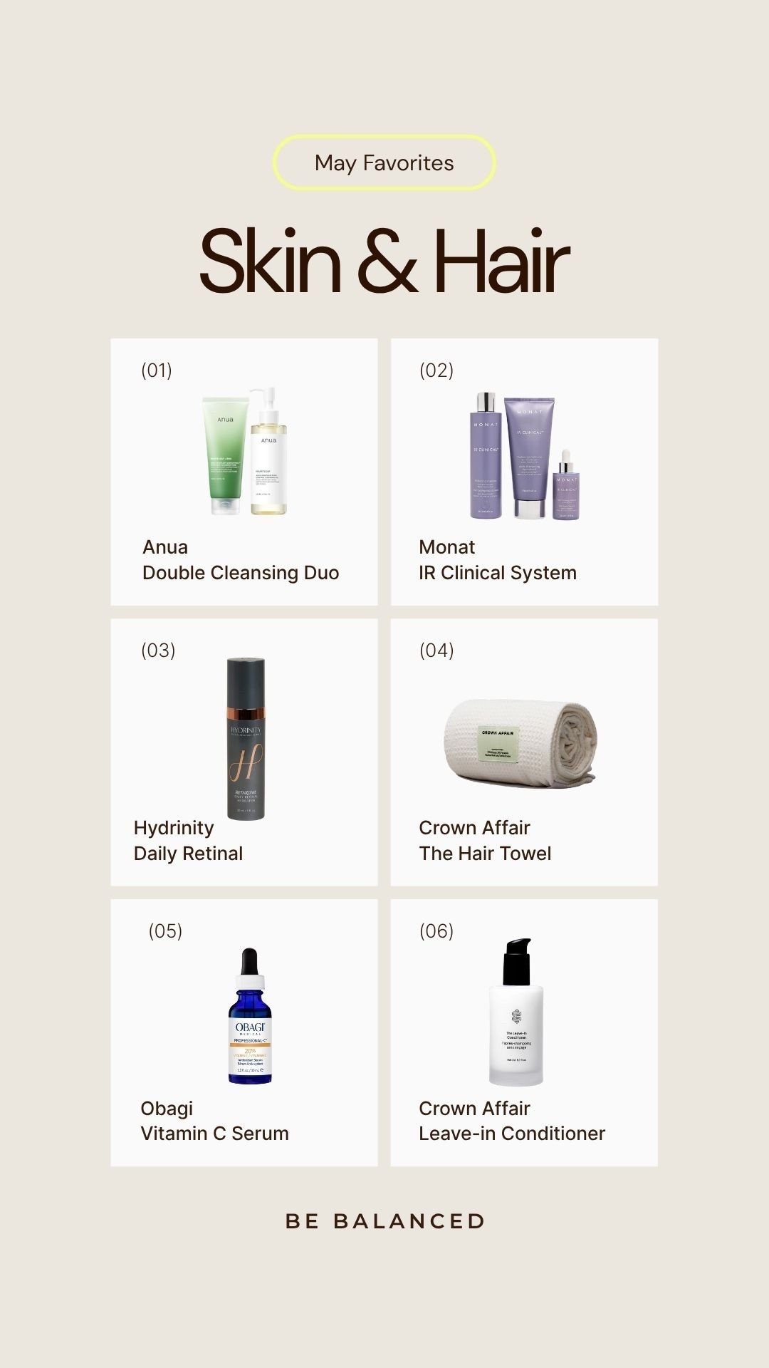 Monthly Favorites - Skincare & Haircare