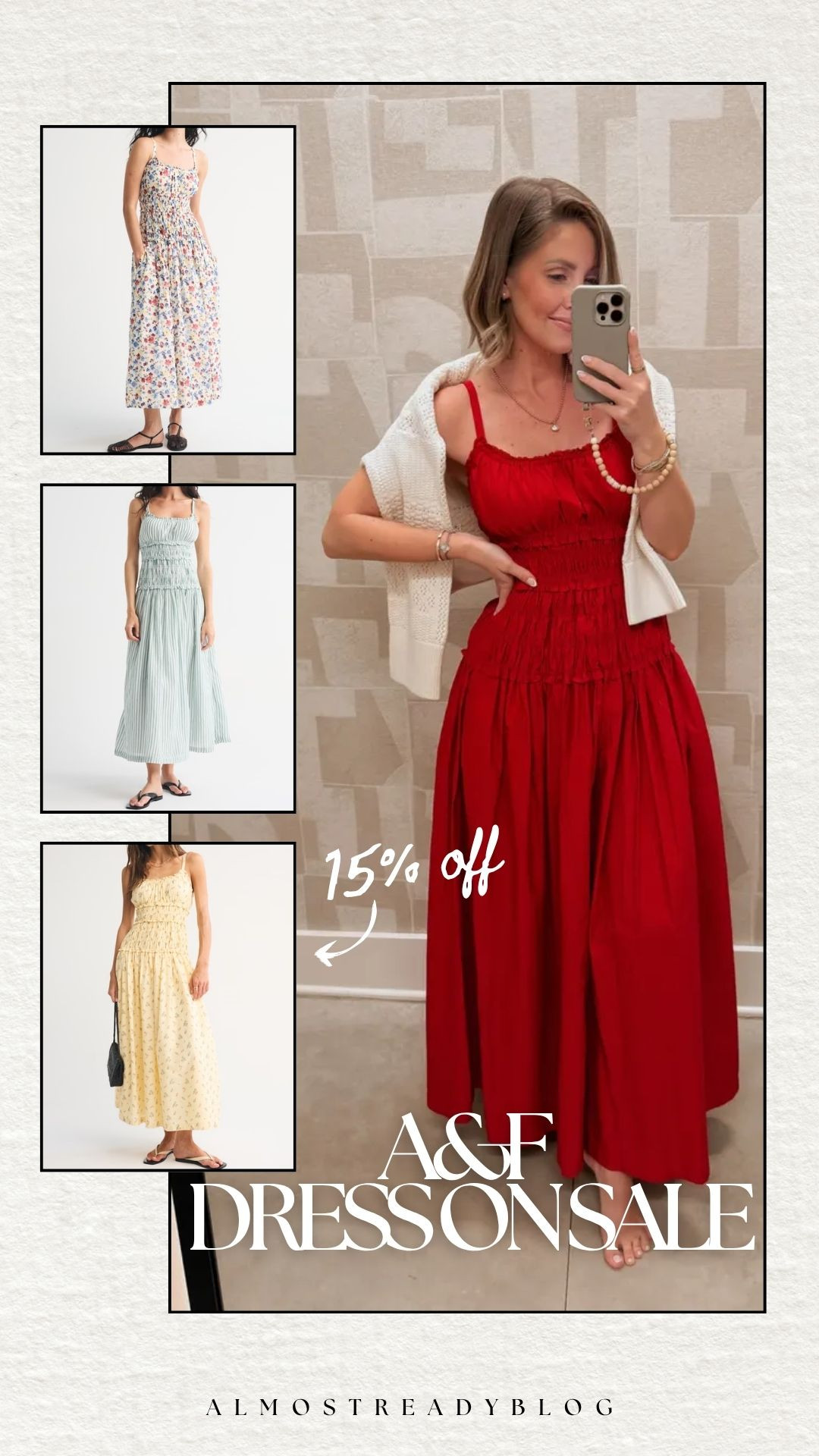 Abercrombie is having a 15% off almost everything sale! You get 20% off if you buy 3+ items!!

sale alert, watchnow, new arrivals, finds under 100, amanda west 

 #LTKSeasonal #LTKSaleAlert #LTKPetite