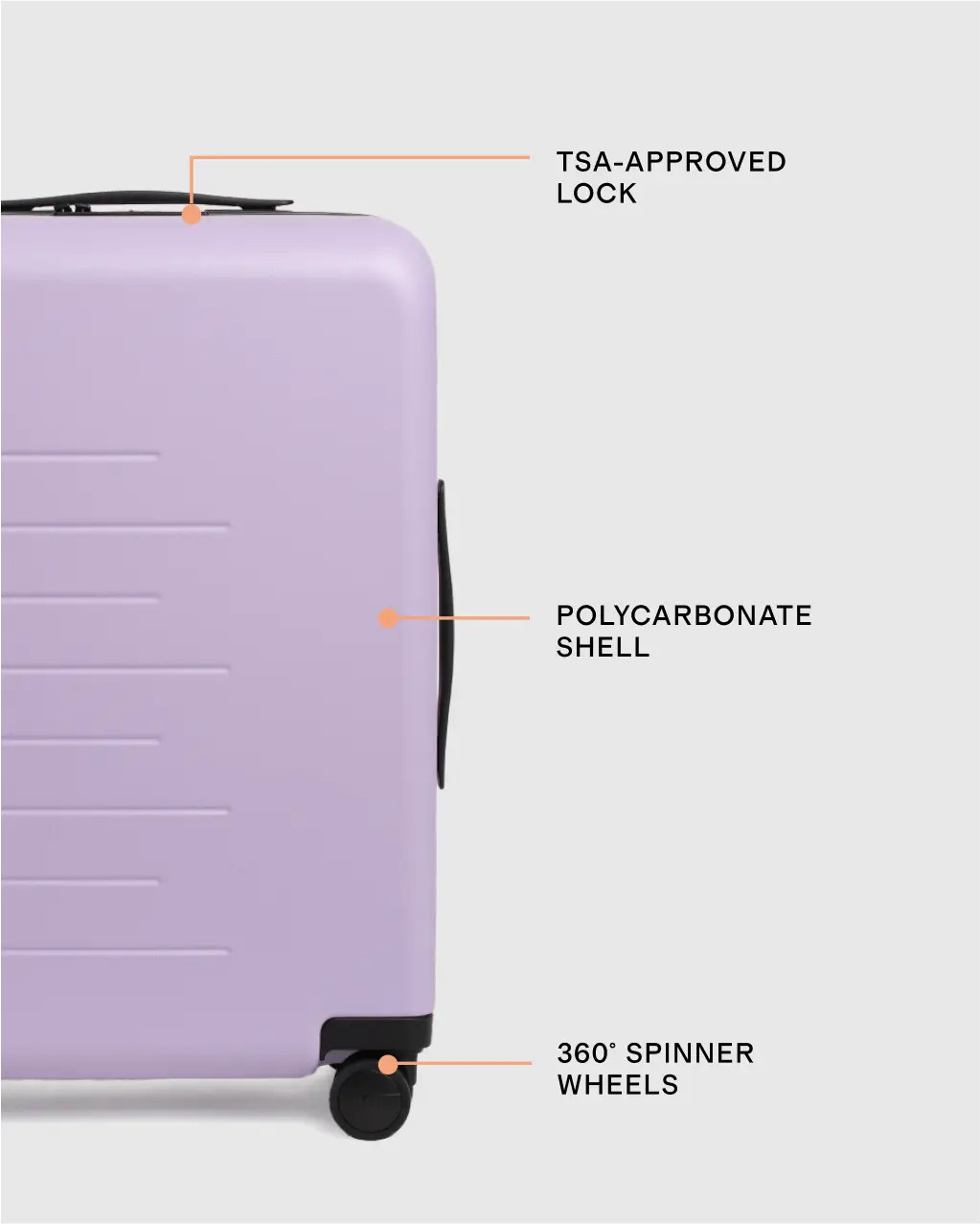 Carry-On Suitcase in Lavender | Quince