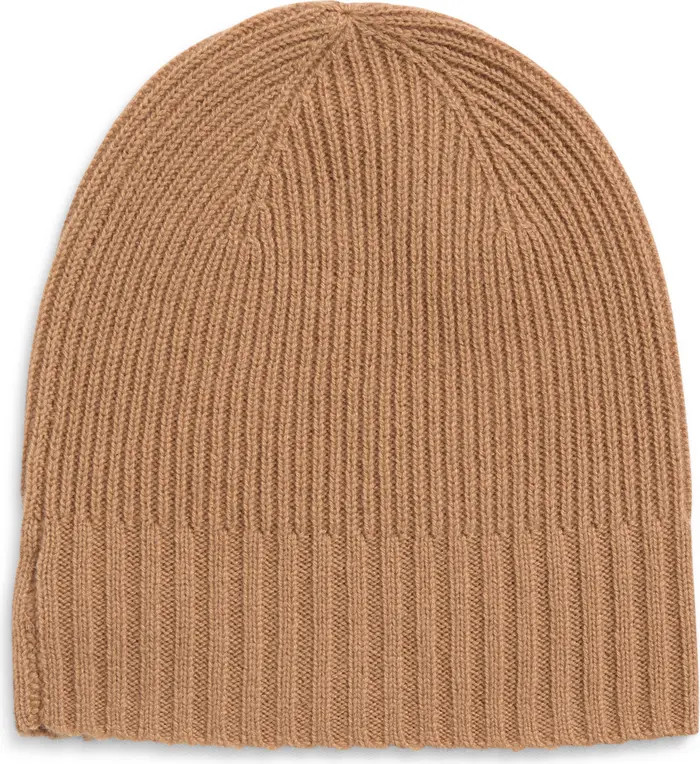 Rib Cashmere Beanie | Nordstrom