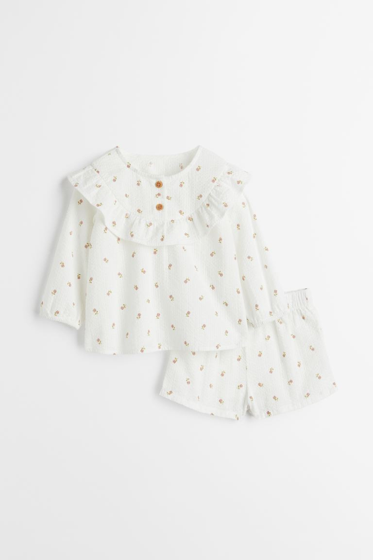 2-piece cotton set | H&M (UK, MY, IN, SG, PH, TW, HK)