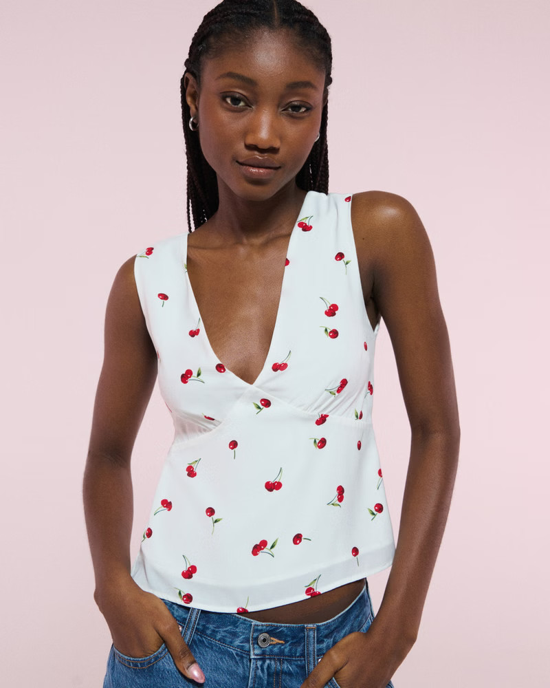 Women's Sheer Babydoll Cami | Women's New Arrivals | Abercrombie.com | Abercrombie & Fitch (US)