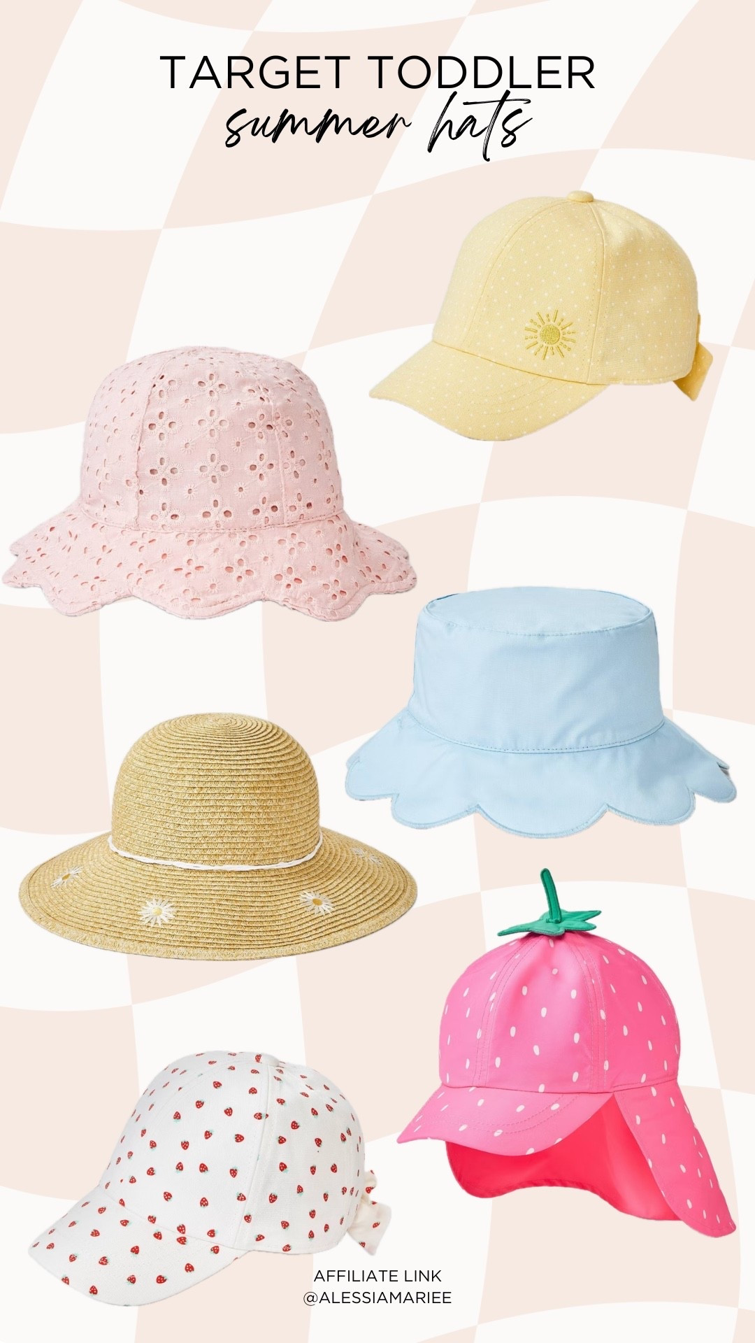 The most adorable hats for toddlers for spring and summer. I snagged the pink scallop bucket hat and strawberry baseball cap — there’s a bow in the back 🥹

#LTKmomlife #LTKBaby #LTKKids