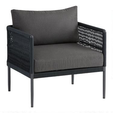 Dark Gray Rope Matteo Outdoor Chair | World Market