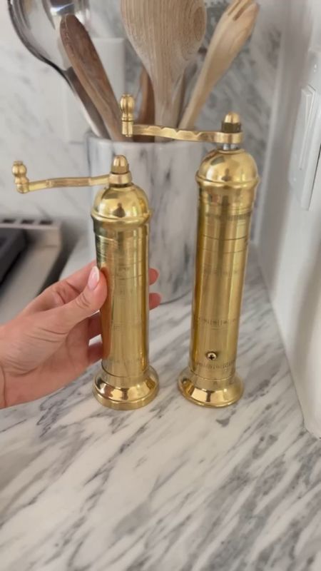 These brass salt + pepper mills are such a beautiful addition to my kitchen! 🥰

Amazon, Rug, Home, Console, Amazon Home, Amazon Find, Look for Less, Living Room, Bedroom, Dining, Kitchen, Modern, Restoration Hardware, Arhaus, Pottery Barn, Target, Style, Home Decor, Summer, Fall, New Arrivals, CB2, Anthropologie, Urban Outfitters, Inspo, Inspired, West Elm, Console, Coffee Table, Chair, Pendant, Light, Light fixture, Chandelier, Outdoor, Patio, Porch, Designer, Lookalike, Art, Rattan, Cane, Woven, Mirror, Luxury, Faux Plant, Tree, Frame, Nightstand, Throw, Shelving, Cabinet, End, Ottoman, Table, Moss, Bowl, Candle, Curtains, Drapes, Window, King, Queen, Dining Table, Barstools, Counter Stools, Charcuterie Board, Serving, Rustic, Bedding, Hosting, Vanity, Powder Bath, Lamp, Set, Bench, Ottoman, Faucet, Sofa, Sectional, Crate and Barrel, Neutral, Monochrome, Abstract, Print, Marble, Burl, Oak, Brass, Linen, Upholstered, Slipcover, Olive, Sale, Fluted, Velvet, Credenza, Sideboard, Buffet, Budget Friendly, Affordable, Texture, Vase, Boucle, Stool, Office, Canopy, Frame, Minimalist, MCM, Bedding, Duvet, Looks for Less

#LTKSeasonal #LTKStyleTip #LTKHome