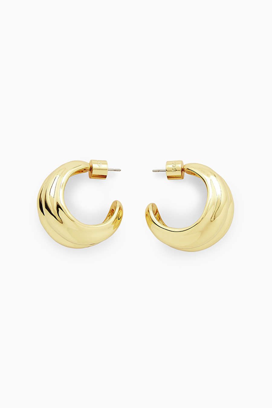 LAYERED CHUNKY HOOP EARRINGS - GOLD - Accessories - COS | COS (US)