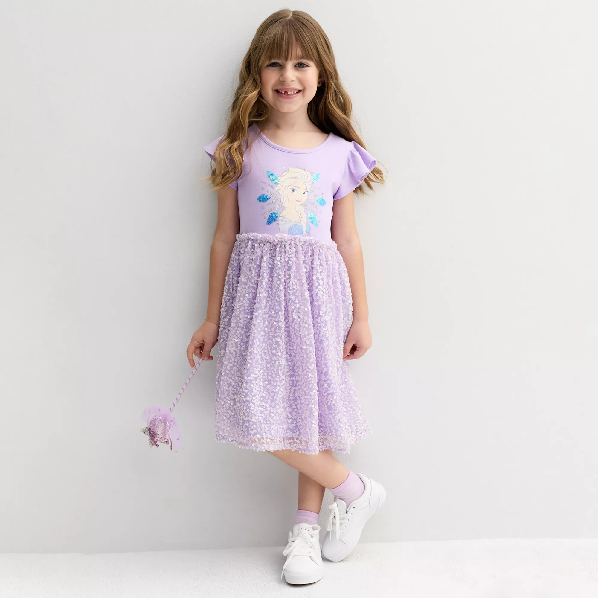 Girls 4-12 Jumping Beans® Disney's Frozen Elsa Sequin Tutu Dress | Kohl's