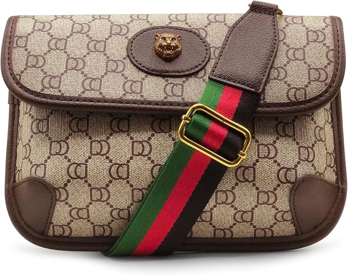 Small Crossbody Bag for Women Vegan Leather Purses Satchel Shoulder Bags Trendy Purse Wallet | Amazon (US)