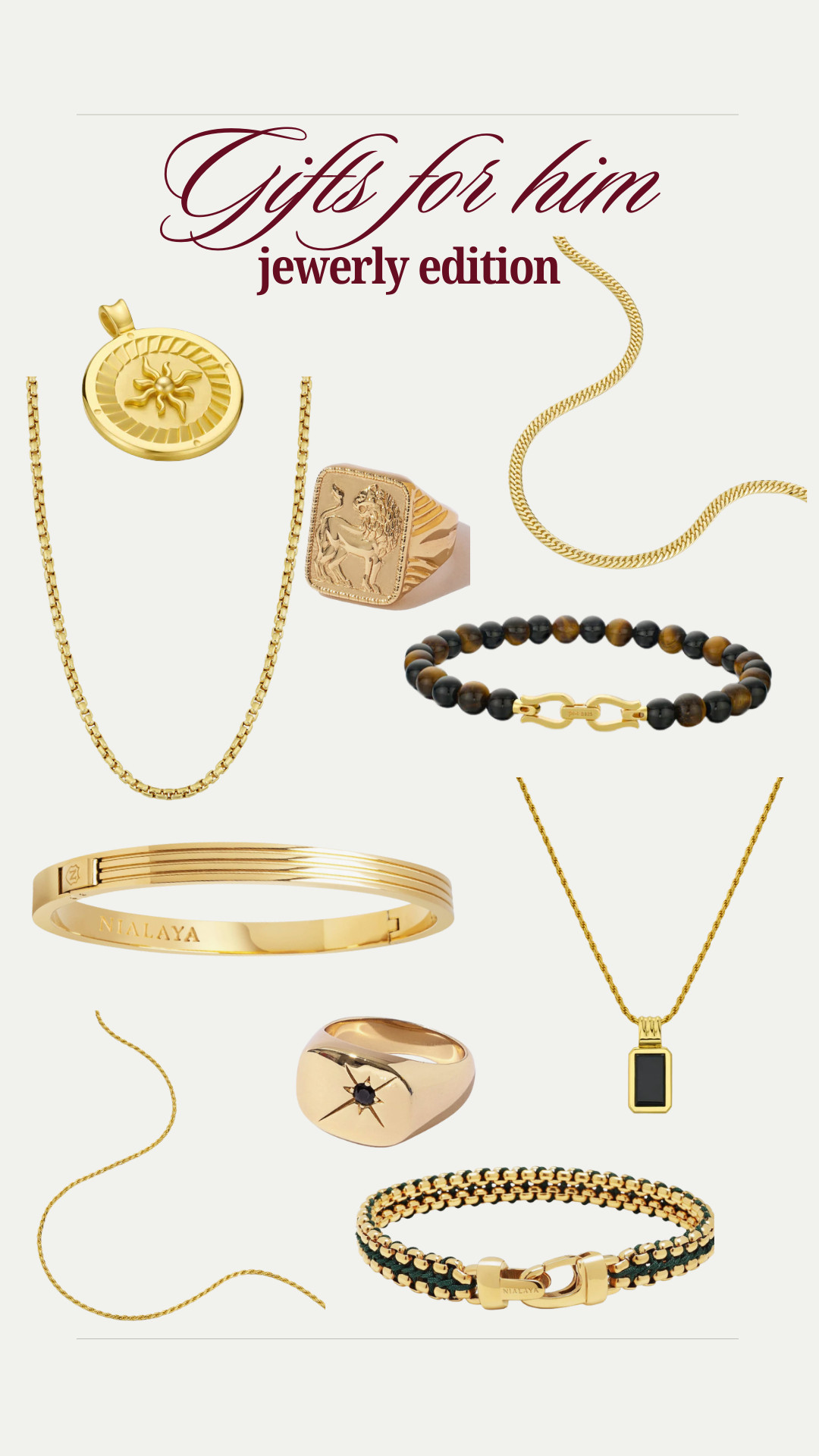 Gifts for him. Valentine's Day. Jewelry edition 

 #LTKgrwm #LTKBeauty #LTKMens