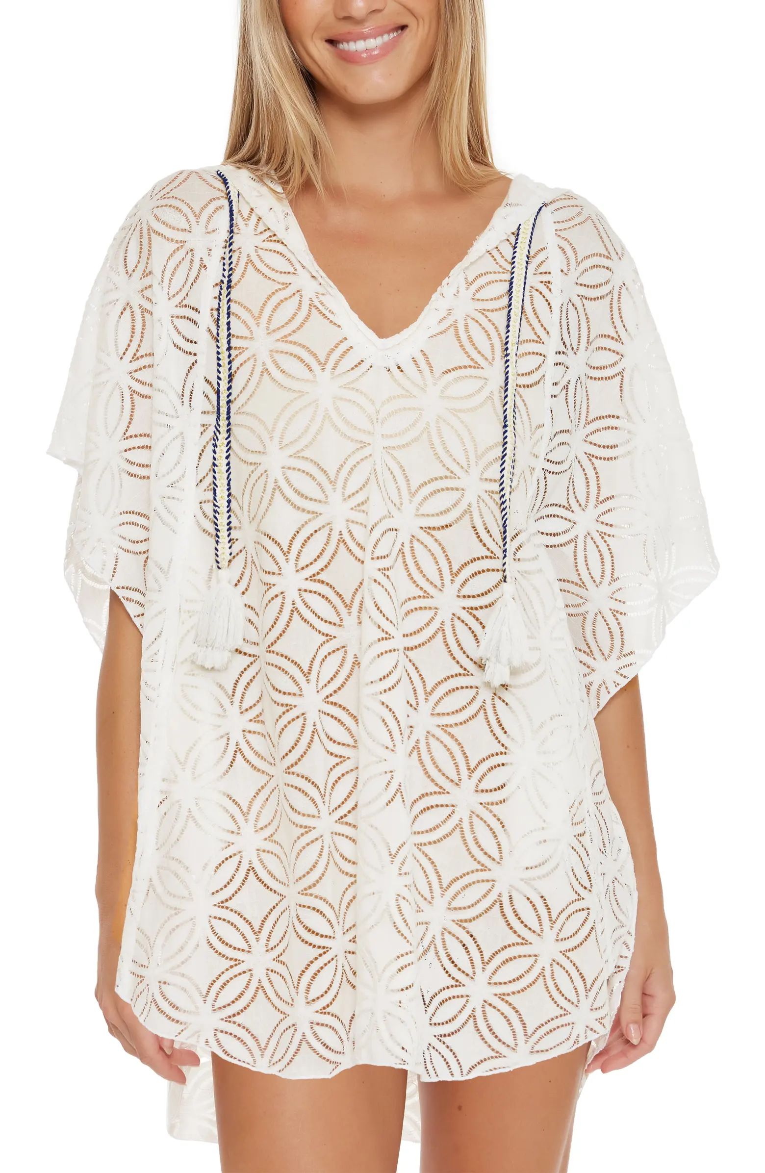 Trina Turk Drift Pacheco Hooded Cover-Up Poncho | Nordstrom | Nordstrom