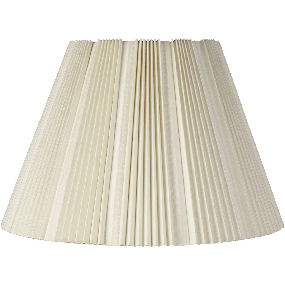 Springcrest Eggshell Pleated Large Lamp Shade 9.5" Top x 19" Bottom x 13" High (Spider) Replaceme... | Target