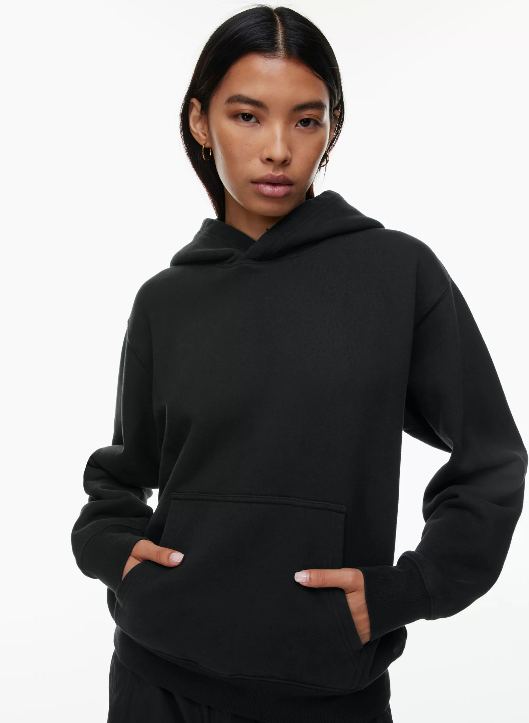 COZY FLEECE PERFECT HOODIE | Aritzia
