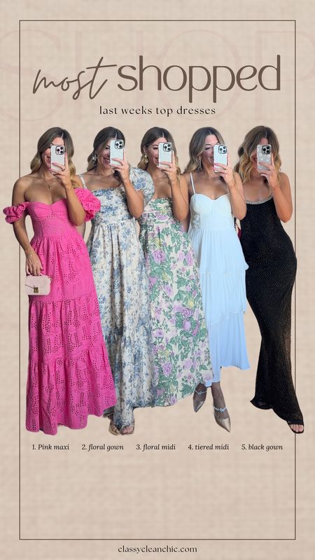 This weeks favorites! Wedding guest dresses resort wear looks in my usual small/2
Saks code: free ship
Dibs code: emerson (good life gold)

#LTKTravel #LTKParties #LTKWedding
