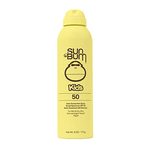 Sun Bum Kids SPF 50 Sunscreen Clear Body Spray - Broad Spectrum Water-Resistant with Vitamin E - Wet or Dry Skin Application - Hawaii 104 Act Compliant (Without Octinoxate & Oxybenzone) - 6 oz | Amazon (US)