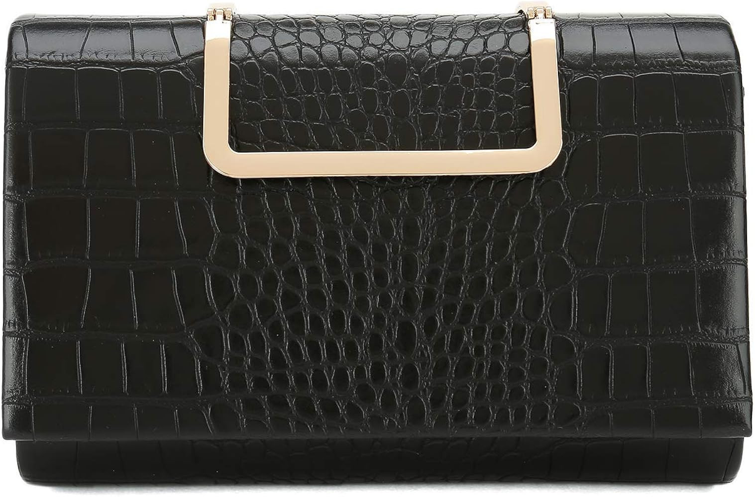 CHARMING TAILOR Small Crocodile Print Clutch Bag PU Alligator Handbag Women’s Clutch Purse | Amazon (US)