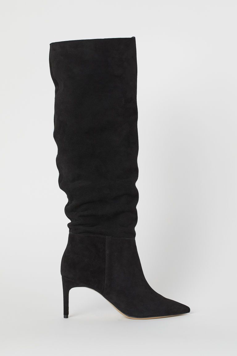 Suede boots | H&M (UK, MY, IN, SG, PH, TW, HK)