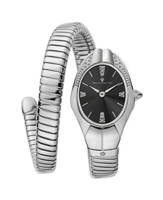 Christian Van Sant Women's Naga Black Dial Watch - CV0880 - Macy's | Macy's