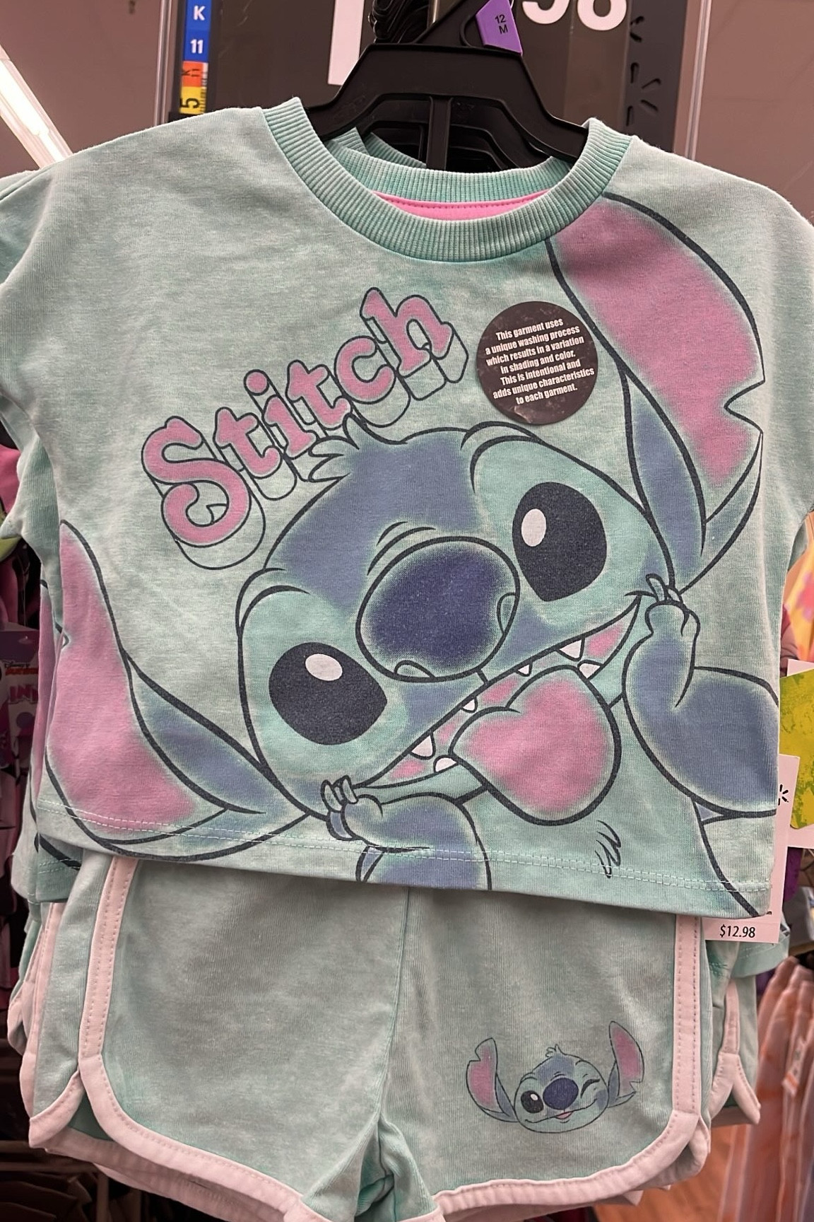Stitch shorts set