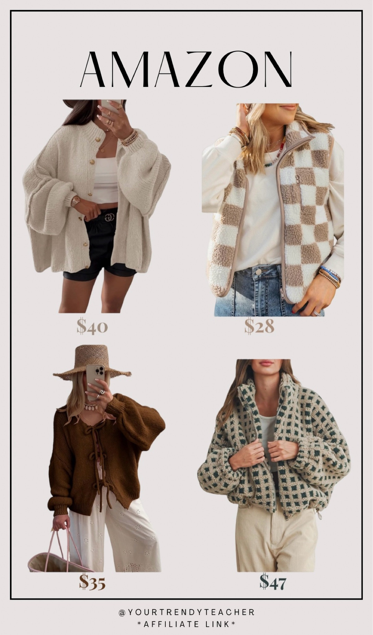 Amazon Favorites | #affordablefashion #amazonfinds 

#LTKSaleAlert #LTKFindsUnder100 #LTKFindsUnder50