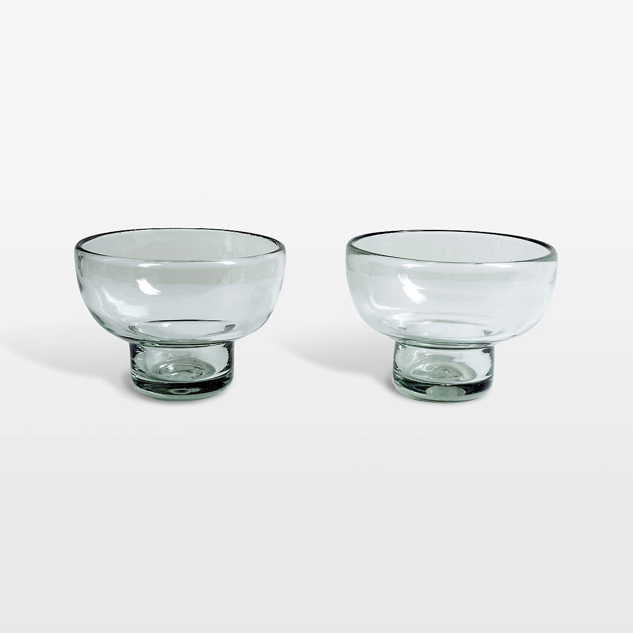 Handblown Margarita / Mezcal Glasses, Set of 2 | Crate & Barrel | Crate & Barrel