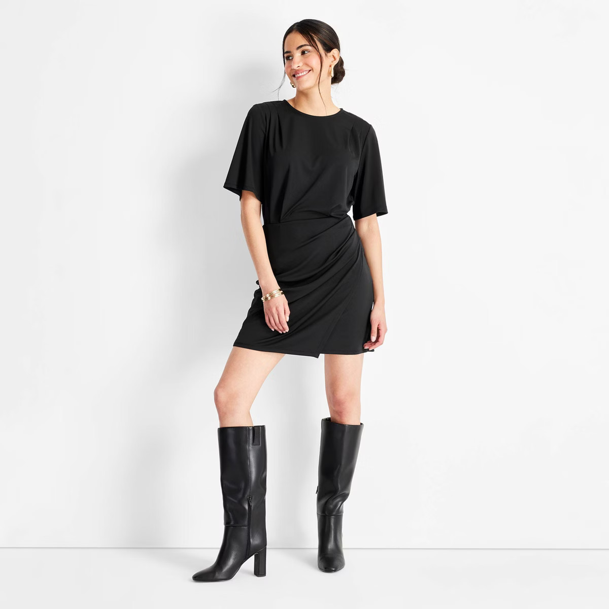 Women's Short Sleeve Mini T-Shirt Dress - Future Collective | Target