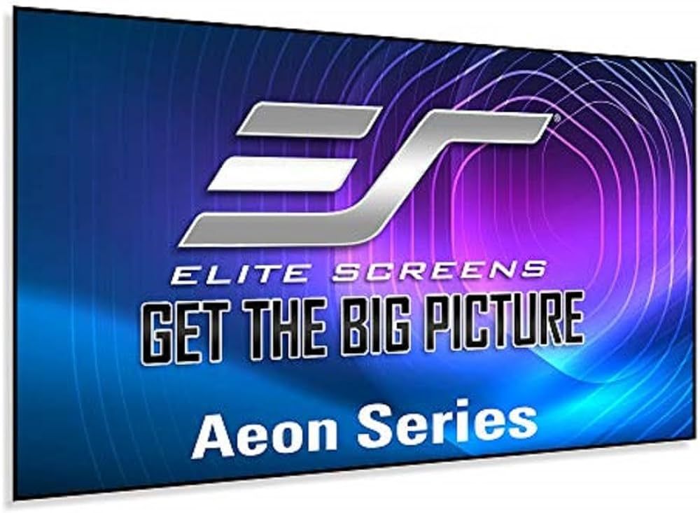 Elite Screens Aeon Series, 110-inch 16:9, 8K / 4K Ultra HD Home Theater Fixed Frame EDGE FREE Bor... | Amazon (US)