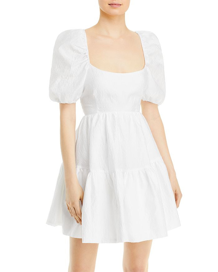 Tiered Bow Mini Dress | Bloomingdale's (US)