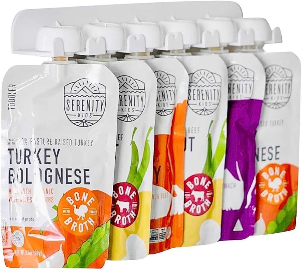 Space Saving Food Pouch Organizer for Fridge and Pantry - Perfect for Baby Food Pouch and Apple S... | Amazon (US)