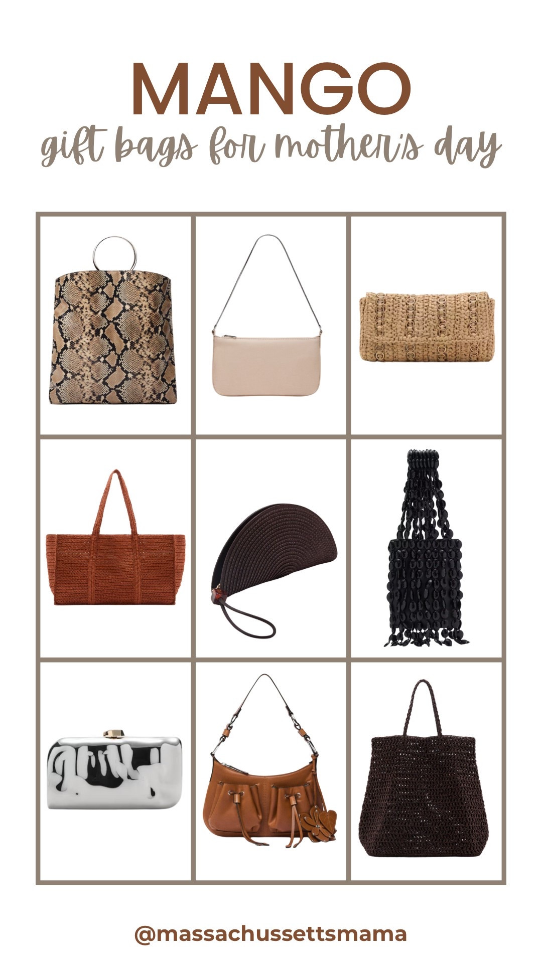 Gift bags for mother's day 🌸👛

#mango 

#LTKGiftGuide #LTKStyleTip #LTKItBag