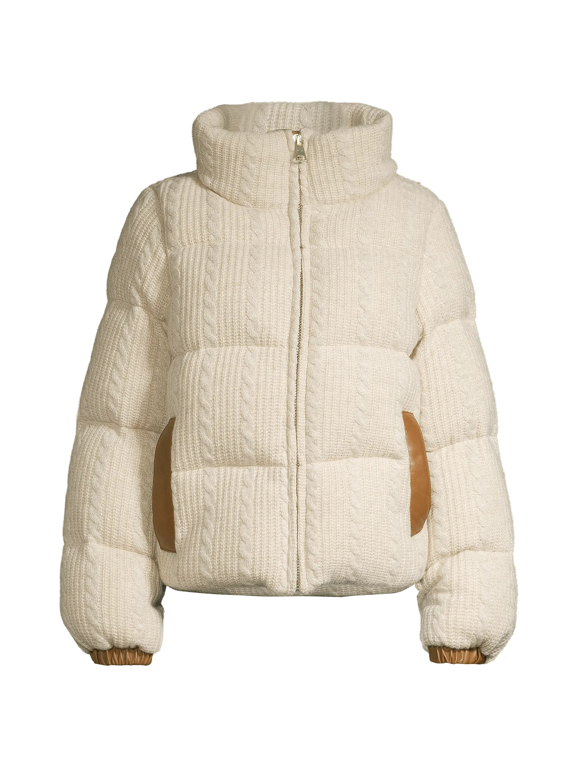 Kensington Cable-Knit Wool-Cashmere Jacket | Saks Fifth Avenue
