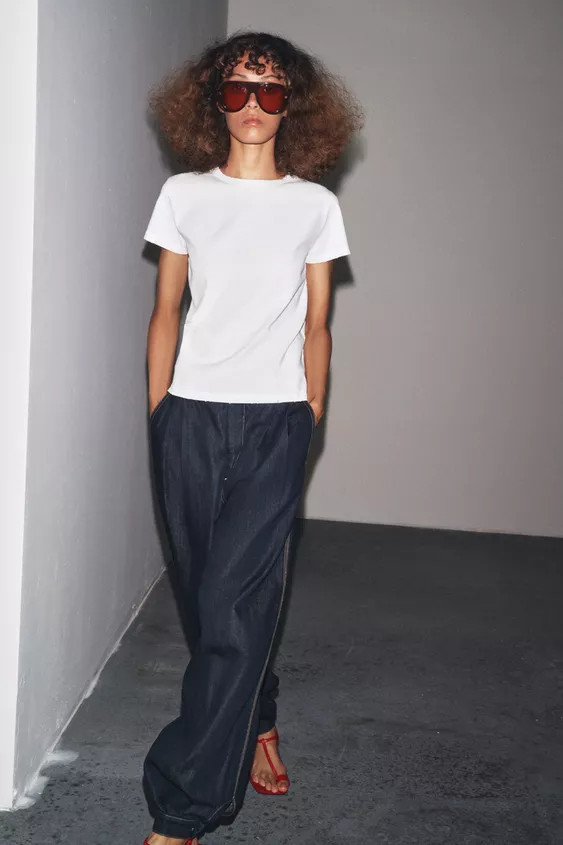 REGULAR RIPPED T-SHIRT | Zara US