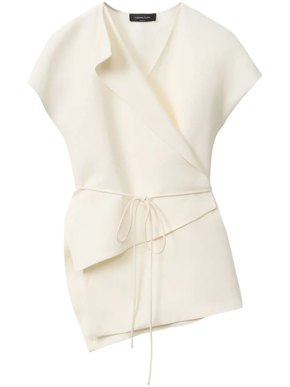 wrap-style blouse | Farfetch Global