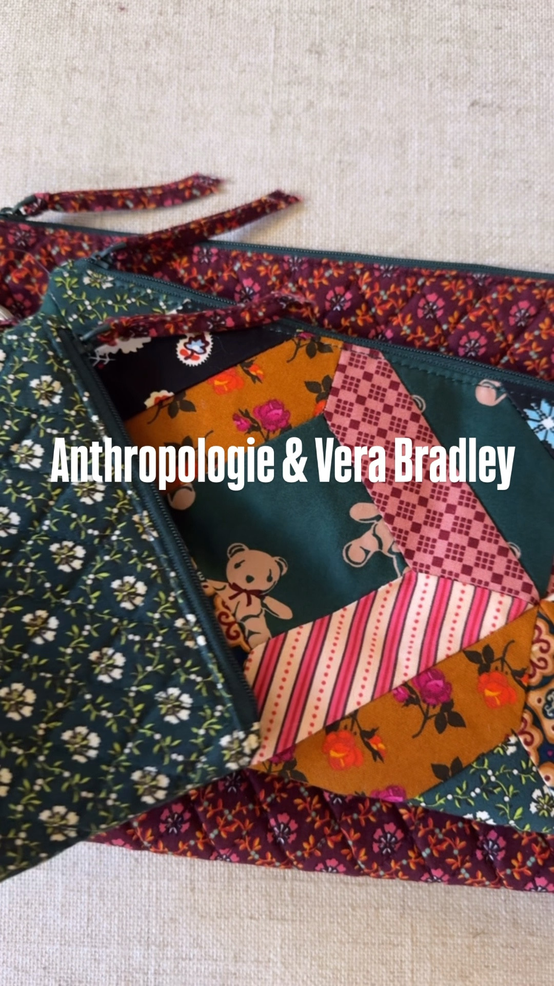 Vera Bradley limited collection at Anthropologie. Quilted bags. Travel accessories. 

#LTKItBag #LTKTravel #LTKGiftGuide