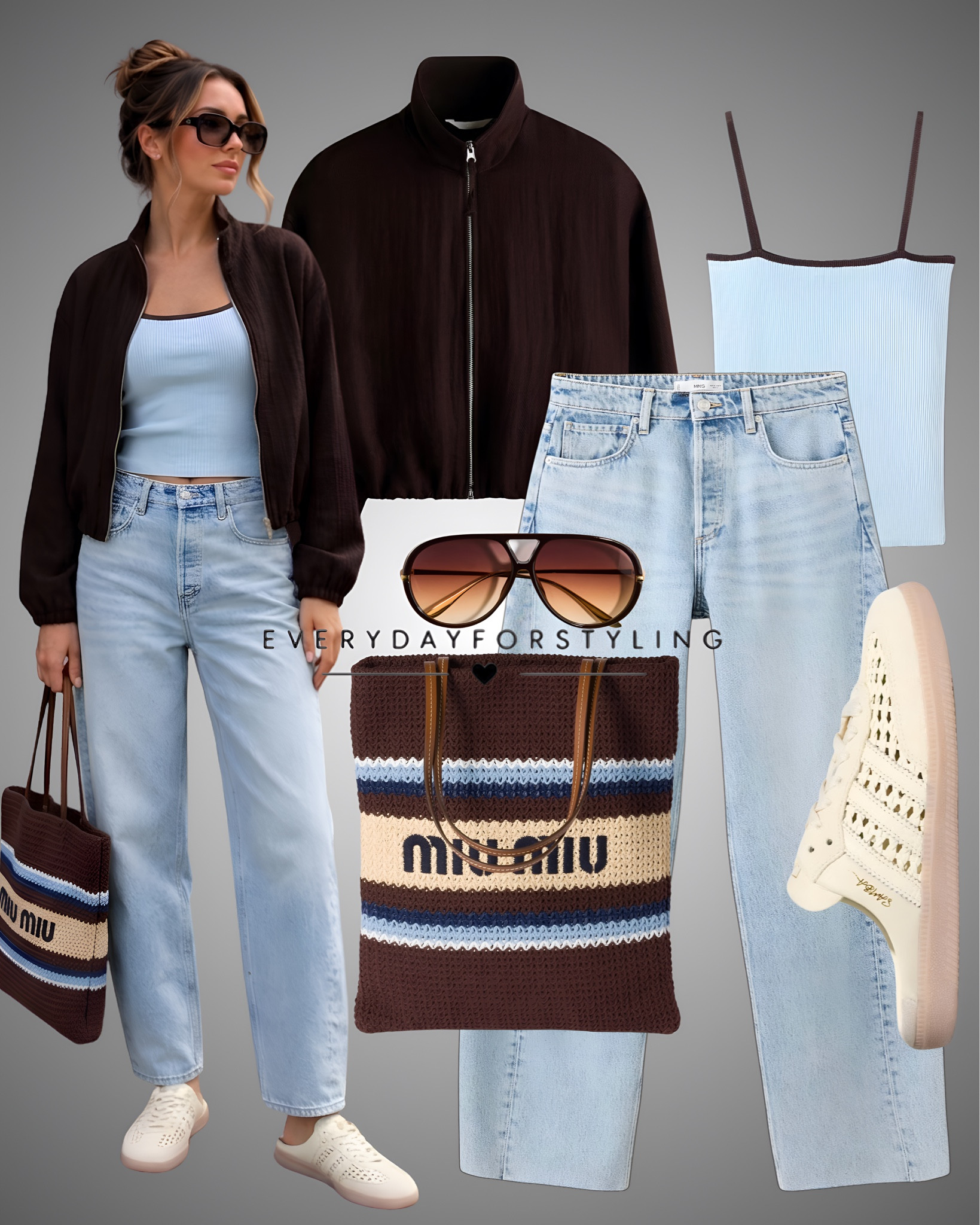 Light blue denim, but make it expensive 💙

brown bomber jacket, h&m jacket sale, lightweight bomber styling, casual chic outfits, everyday layering outfit, neutral capsule wardrobe, spring layering ideas, summer evening outfit, denim and bomber jacket, maxi skirt styling, blue jeans outfit ideas, white tank outfit, knit cami outfit, weekend casual style, old money casual fashion, minimal street style, effortless outfit ideas, neutral fashion aesthetic, elevated everyday outfits, wearable capsule outfits


#LTKSaleAlert #LTKTravel #LTKootd
