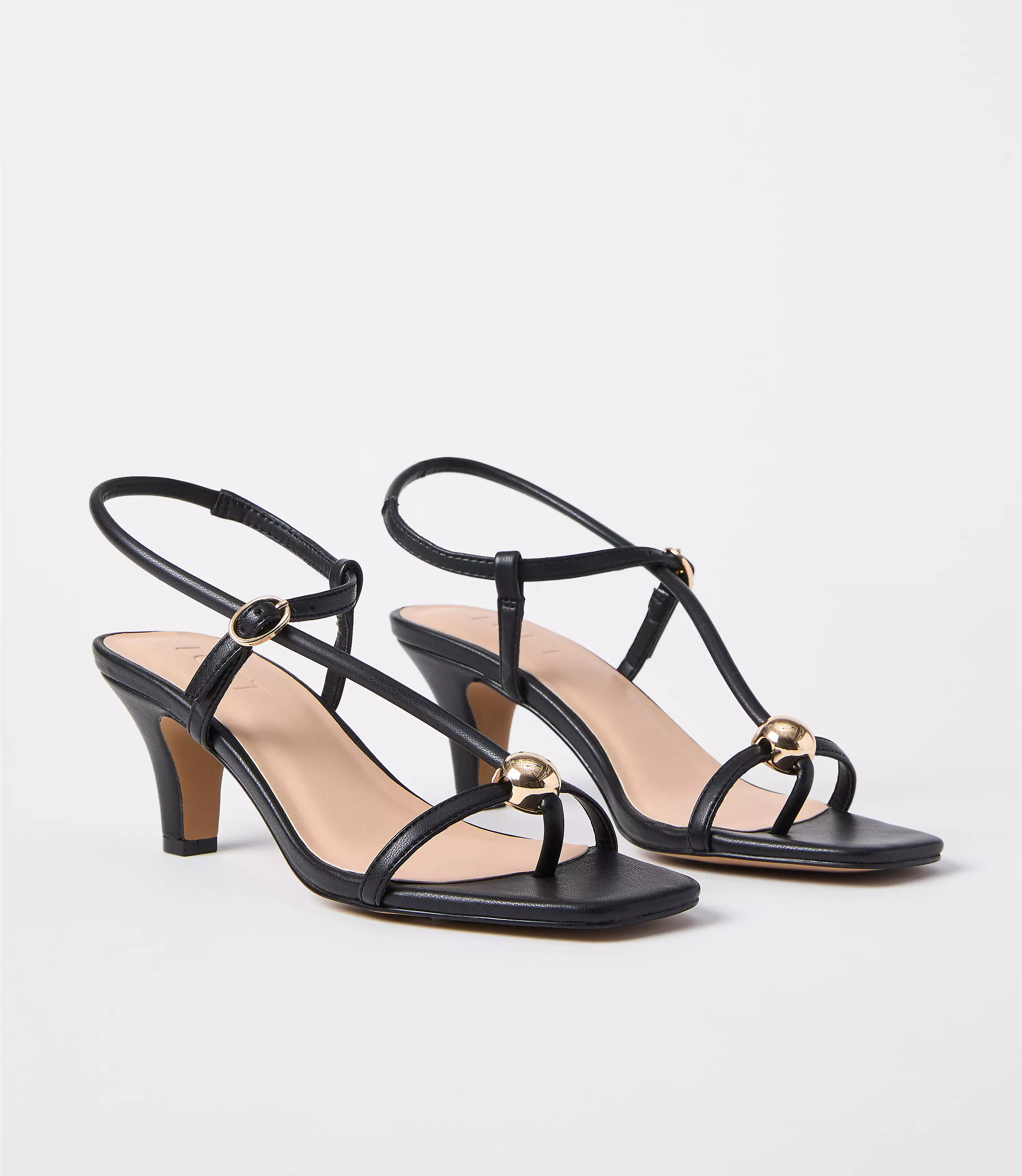 Studded Strappy Heels | LOFT