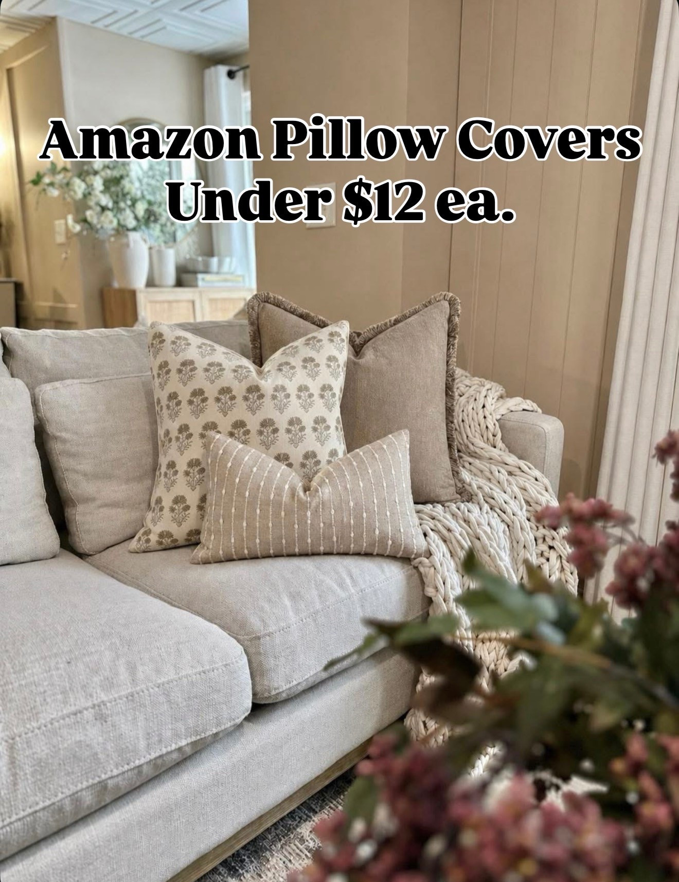 Amazon Pillow Covers Under $12

Follow @farmtotablecreations on Instagram for more home finds.

Neutral Amazon pillow covers that make a sofa feel cozy, layered, and pulled together without spending a lot. Love these soft patterns and textures for an easy living room refresh.

#amazonhome #pillowcovers #throwpillows #livingroomdecor #neutralhome

#LTKHome #LTKSaleAlert
