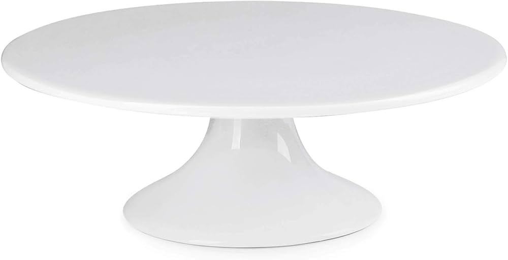 Sweese 10-Inch Porcelain Cake Stand, Round Dessert Stand, Cupcake Stand for Birthday Parties, Wed... | Amazon (US)