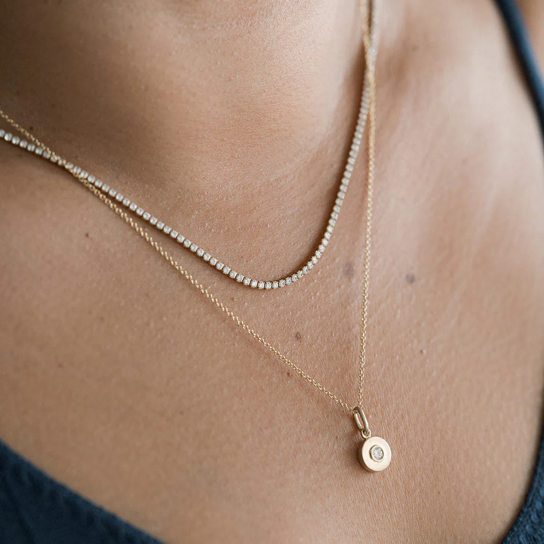 Minnie Micro Tennis Necklace | Sarah Cornwell Jewelry