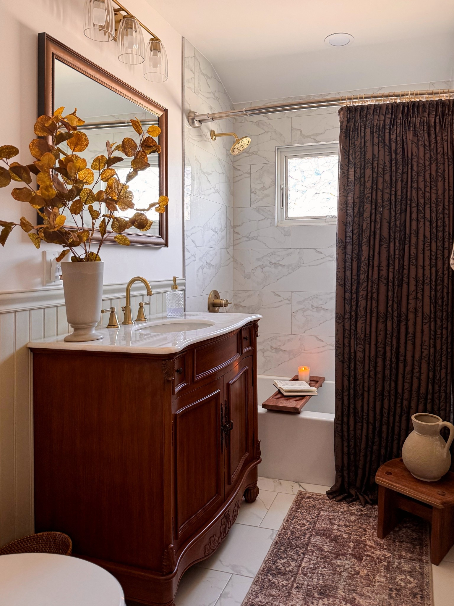 Bathroom refresh 🍁

#LTKHome #LTKSeasonal #LTKFallSale