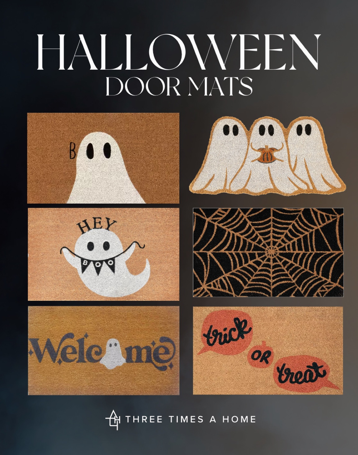 Halloween door mats 🖤👻