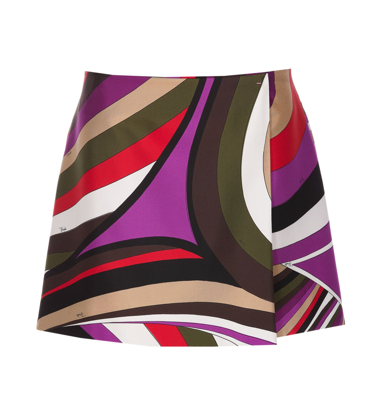 Pucci Marmo Print Silk Skirt | Italist.com US