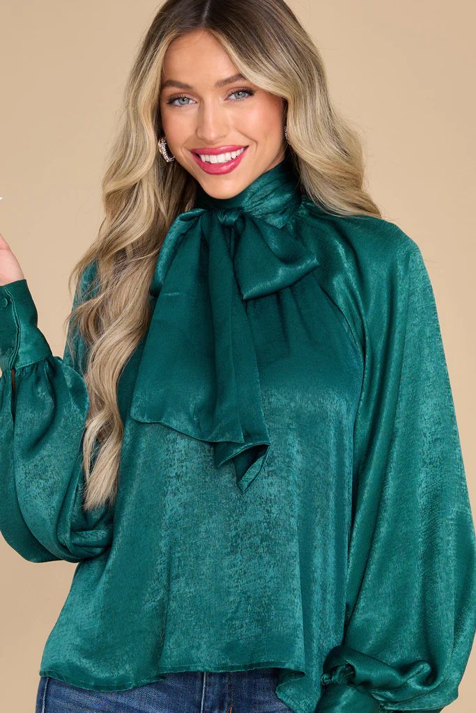 World Class Emerald Top | Red Dress 