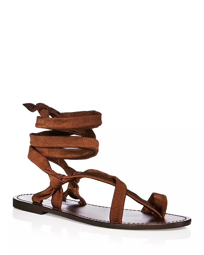 Women's Yasmin Ankle Tie Strappy Toe Ring Sandals - 100% Exclusive | Bloomingdale's (US)