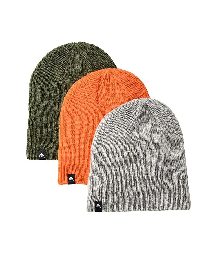 Burton Kids DND Beanie 3-Pack (Little Kids/Big Kids) (Forest Night/Orangeade/Iron Gray) Beanies | Zappos