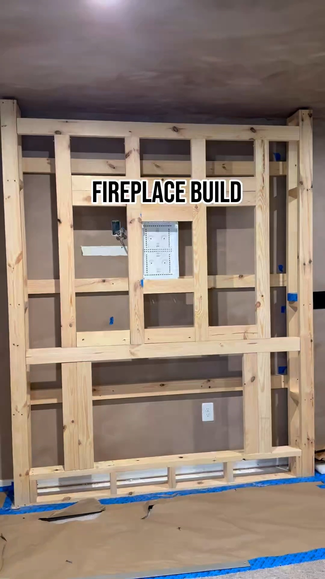 How to frame a fireplace? 

Materials from @lowes :
- 2” x 4” x 8ft studs 
- Construction Screws 
- Stud Buddy

#diy #framing #home #diyproject

#LTKvlog #LTKHome