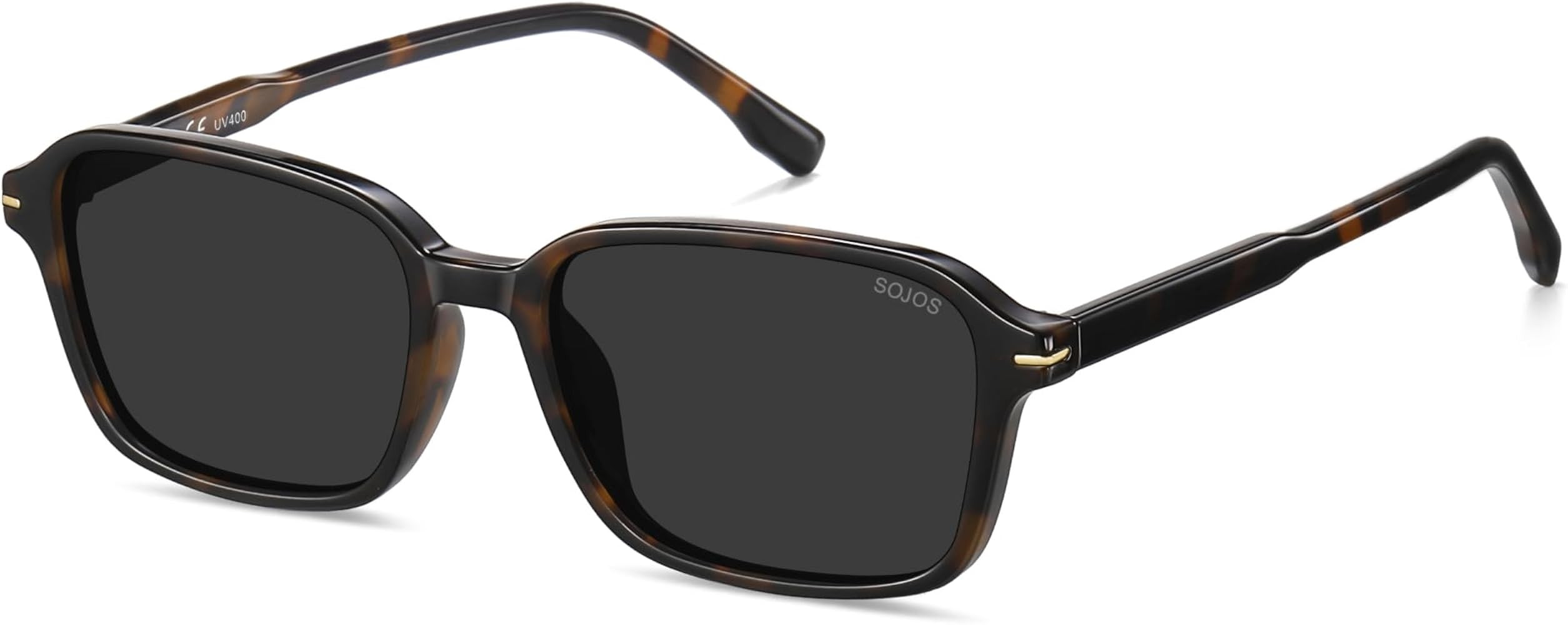 SOJOS Retro Rectangular Polarized Sunglasses for Women Men,Vintage Light Weight Square Frame Skin... | Amazon (US)