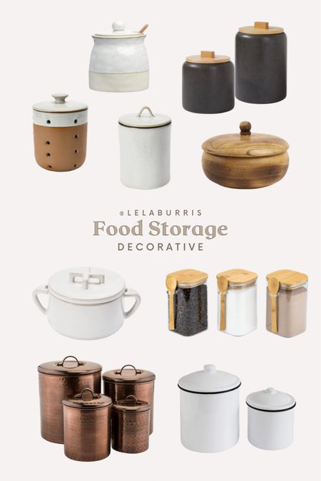 Decorative food storage, baking food storage, Amazon, glass jars, canisters

#LTKFind #LTKhome #LTKfamily