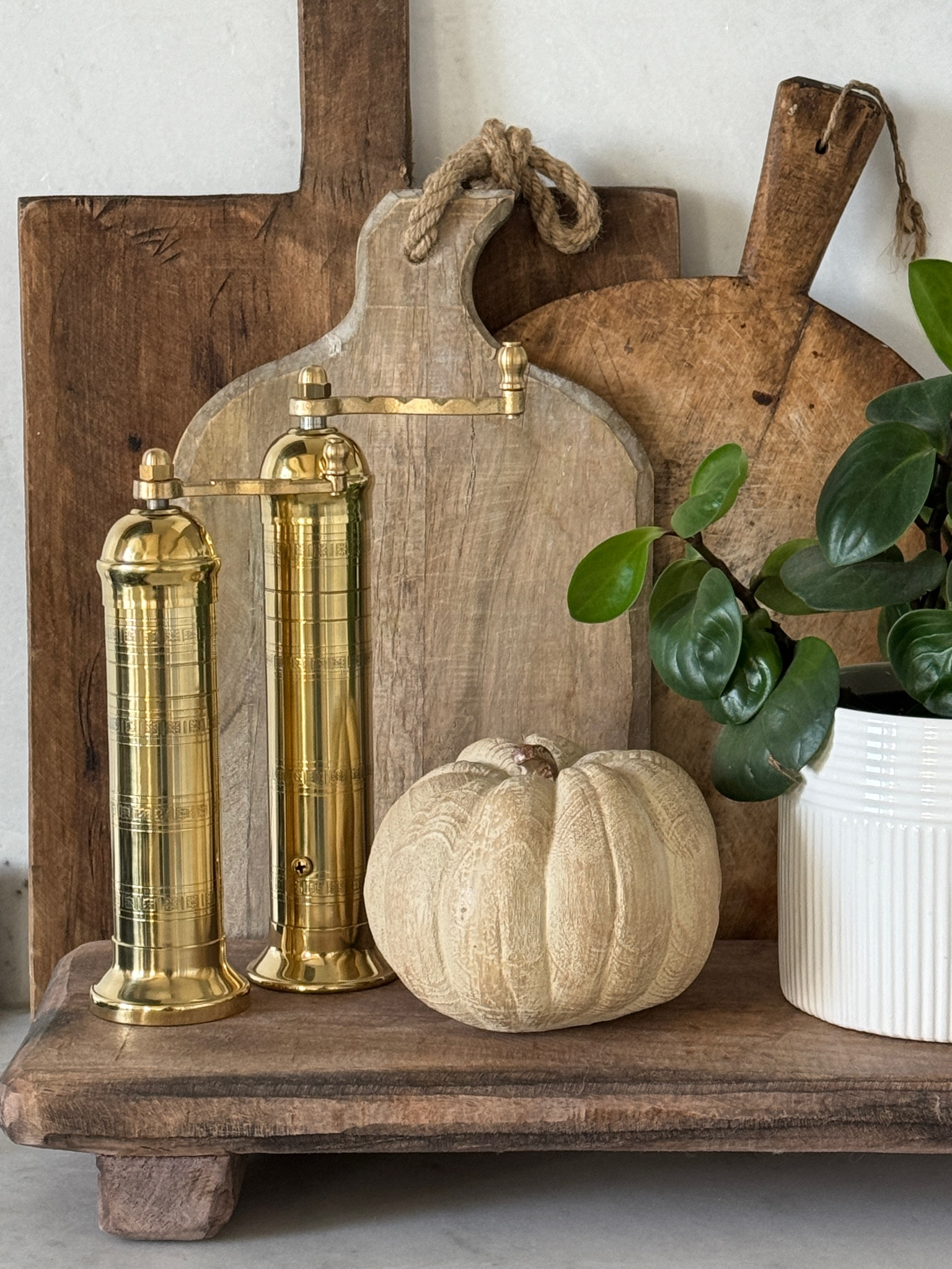These brass salt & pepper mills are beautiful and functional!  One of my favorite decor pieces!  We use these all the time!  They just get better with age!  And we use them almost daily!  They are such a great  gift too!

#LTKFamily #LTKSaleAlert #LTKHome