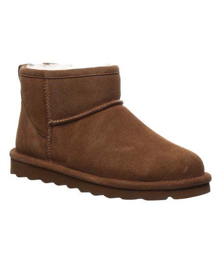 BEARPAW Hickory Shorty Suede Ankle Boot - Women | Zulily