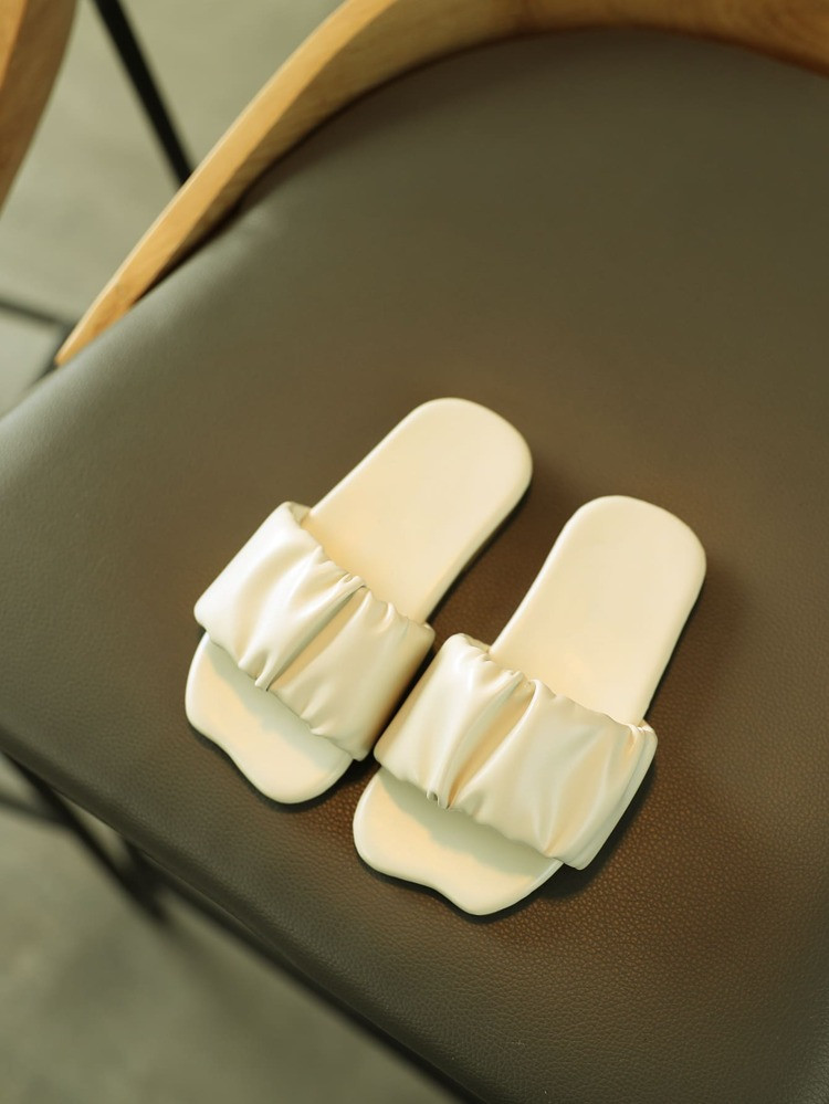 Toddler Girls Ruched Design Slides | SHEIN